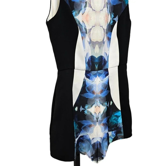 Keepsake The Label Womens Romper Abstract Zip Back Size Small - Picture 4 of 10